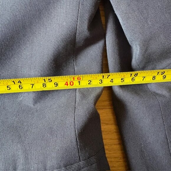 Club Monaco New York Grant Fit Cotton Jacket Blazer Navy Stripe Sz 36S - Picture 13 of 13